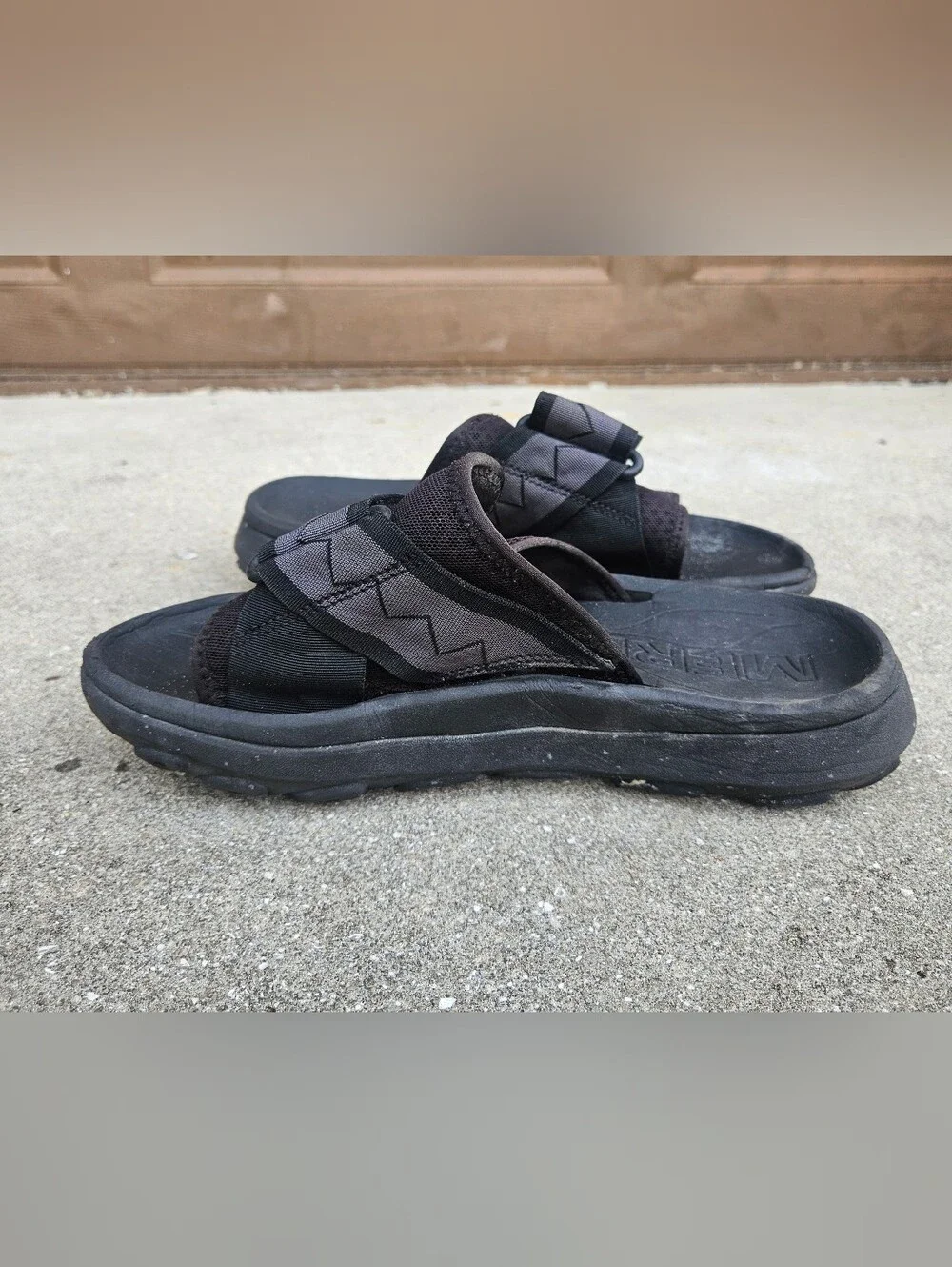 Merrell Men's Hut Ultra Slide Sandal J005307 Size US 8 UK 7 EUR 41 Black Used